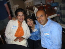 Priti Aziz and her hubby with Jehan Parekh